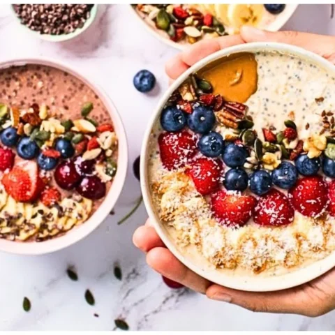 Tropical Smoothie Chia Oatmeal Pudding Recipe
